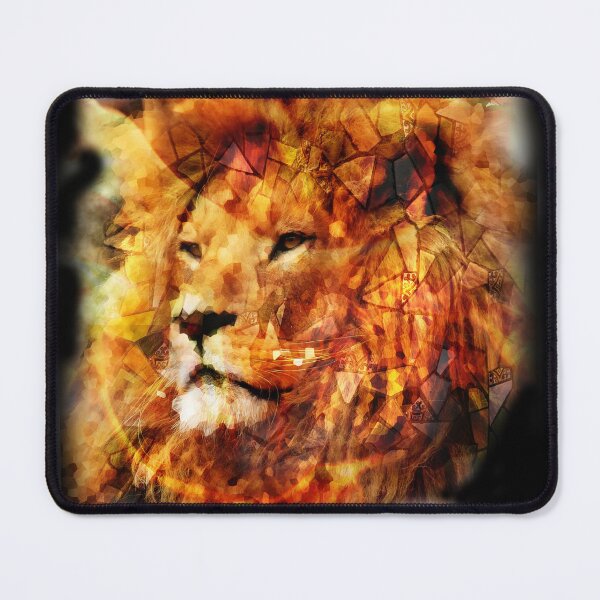 Item preview, Geometric Lion designed and sold by Verdant Rose Studio.