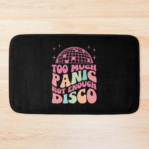 Item preview, Too Much Panic Not Enough Disco dance retro vintage music funny color designed and sold by elizabethdawnn.