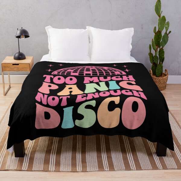 Item preview, Too Much Panic Not Enough Disco dance retro vintage music funny color designed and sold by elizabethdawnn.