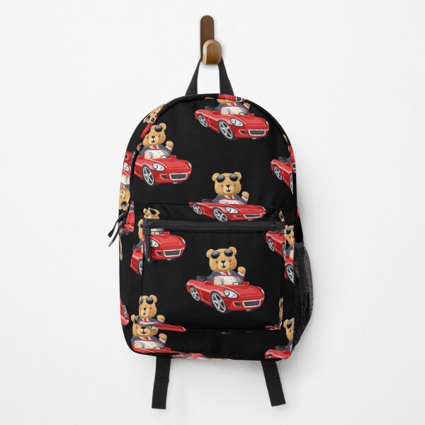 Item preview, Cute bear boss on red car designed and sold by Bhonard 21.
