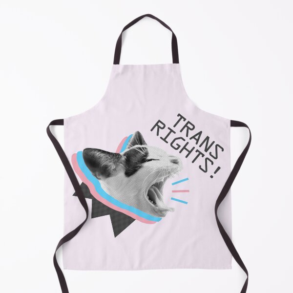 Artikelvorschau, Trans-Rechte-Katze (keine Grenze) entworfen und verkauft von Katy Creates.