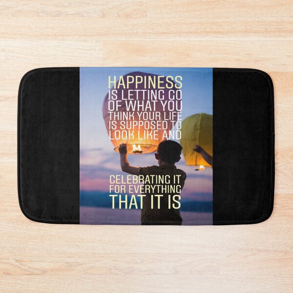 Item preview, Happiness is letting go of what you think your life is supposed to look like and celebrating it for everything that it is designed and sold by Stories To Inspire - Motivational Jewish Quotes.