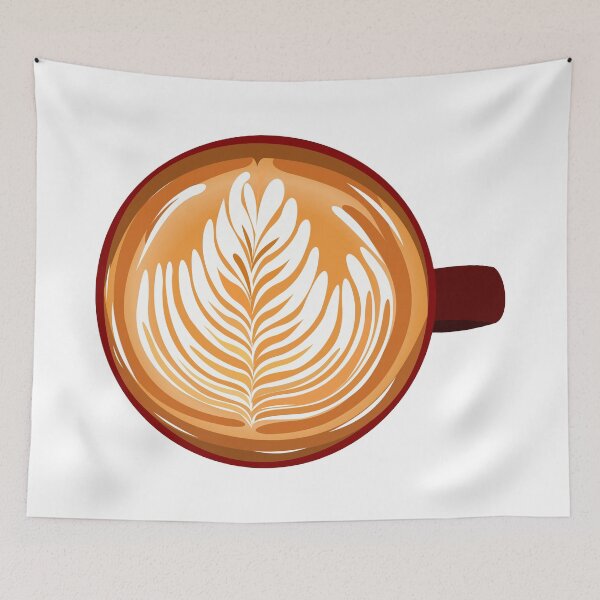 Item preview, Latte Art (White) designed and sold by Arianna Khalil.