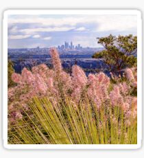 Perth Hills with Wildflowers Sticker