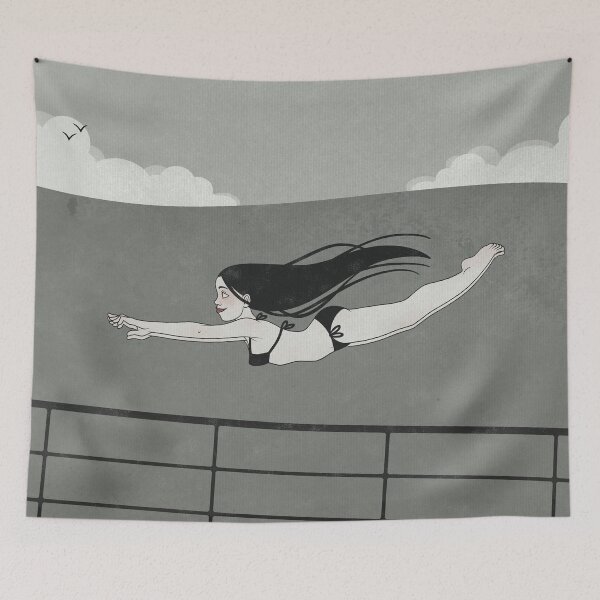 Item preview, Seascape / Titanic: Diving in the sea designed and sold by Iris Luckhaus.
