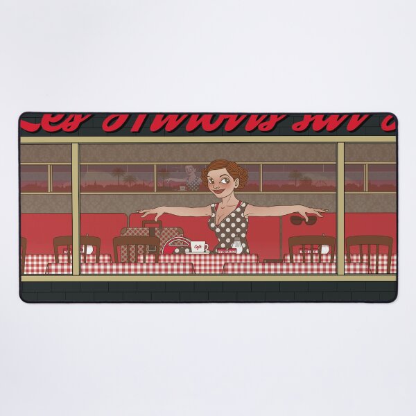 Item preview, Lola traveling in the bistro in Nice designed and sold by Iris Luckhaus.