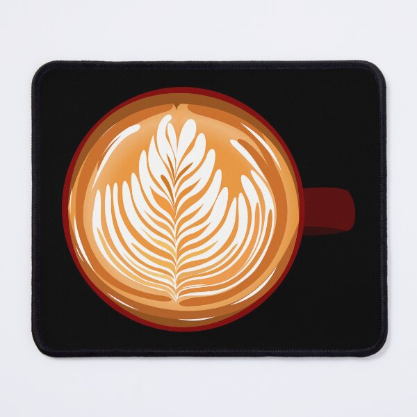 Item preview, Latte Art (Black) designed and sold by Arianna Khalil.