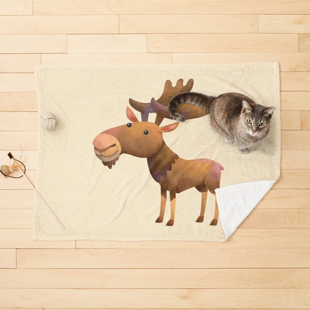 Vista previa del artículo con la obra «Manta para mascotas», diseñado y vendido por mirjamimanninen.