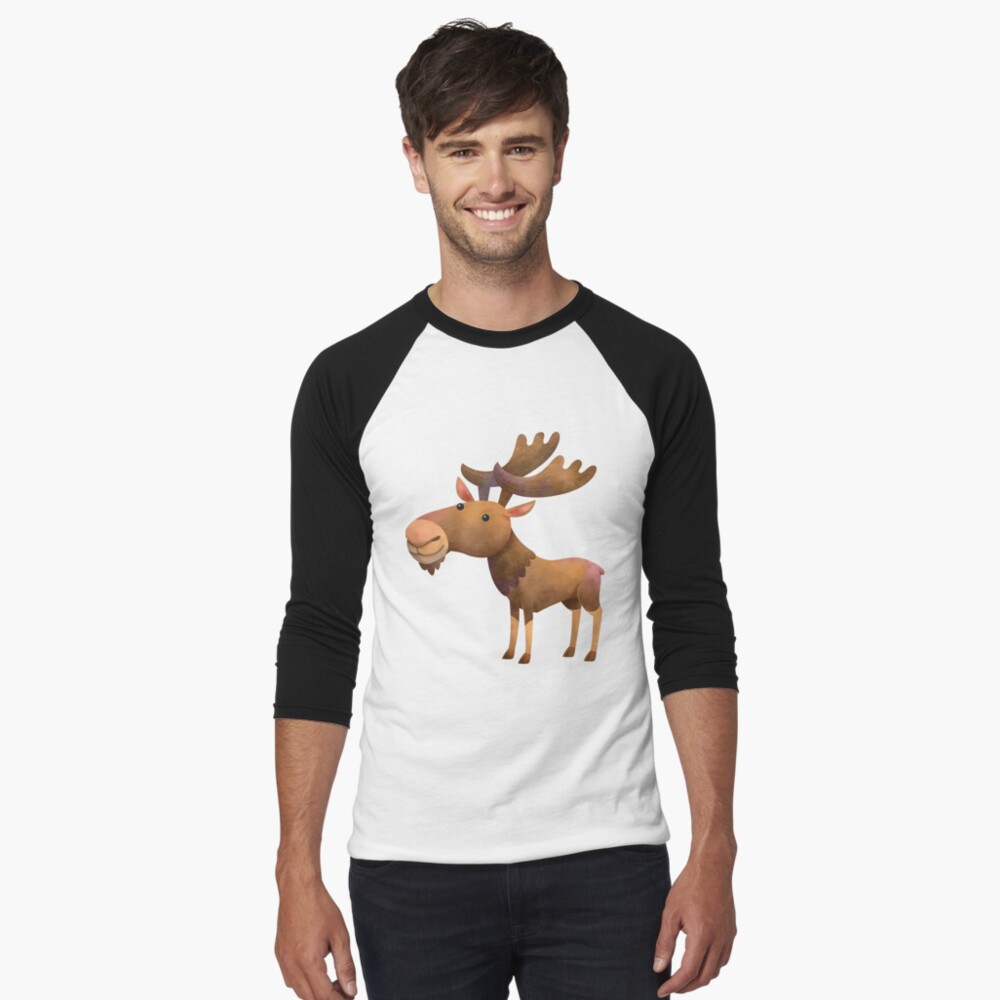 Vista previa del artículo con la obra «Camiseta ¾ estilo béisbol», diseñado y vendido por mirjamimanninen.