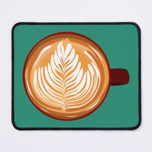 Item preview, Latte Art (Teal) designed and sold by Arianna Khalil.