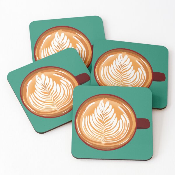 Artikelvorschau, Latte Art (Teal) entworfen und verkauft von Arianna Khalil.