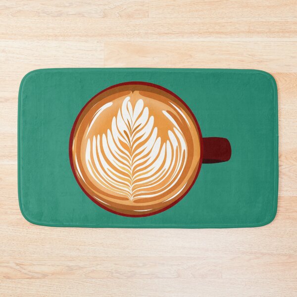 Item preview, Latte Art (Teal) designed and sold by Arianna Khalil.