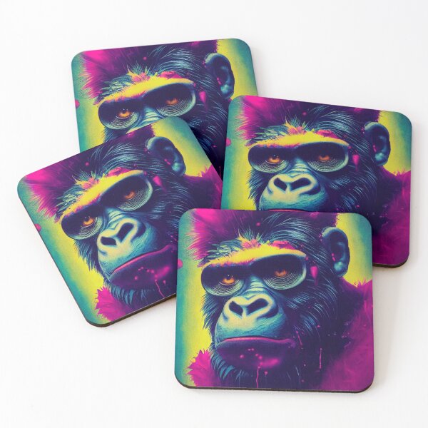 Item preview, Gorilla Punk designed and sold by synthwaveai.