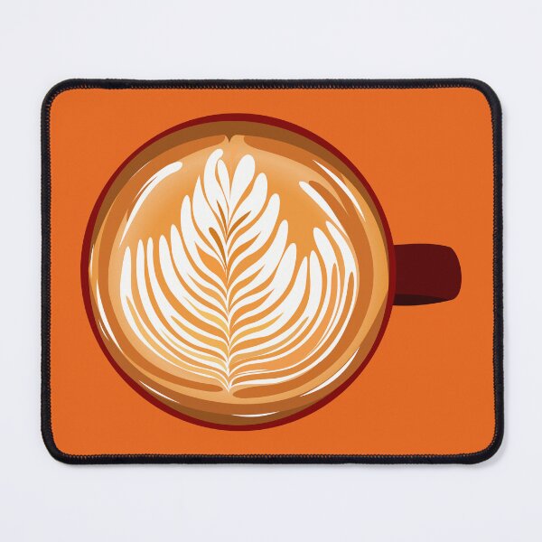 Item preview, Latte Art (Orange) designed and sold by Arianna Khalil.