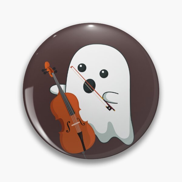 Item preview, Cute Boo Cello Player For Cellists And Orchestra Musician On Halloween Days designed and sold by Funwithmusic.