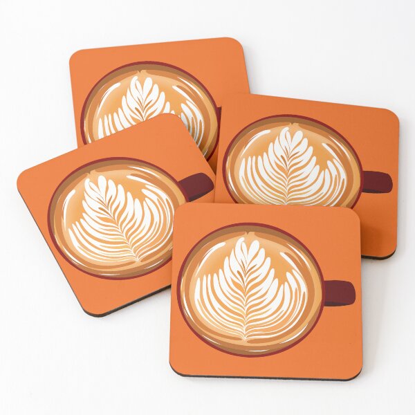 Artikelvorschau, Latte Art (Orange) entworfen und verkauft von Arianna Khalil.