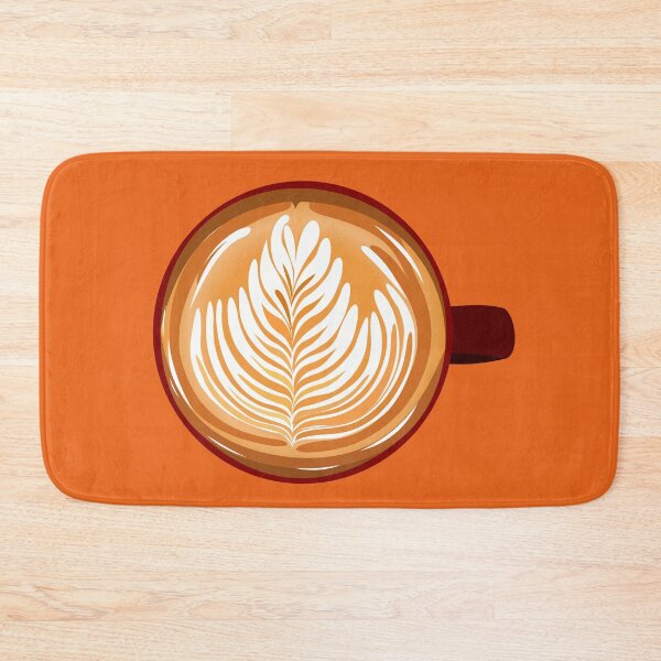 Item preview, Latte Art (Orange) designed and sold by Arianna Khalil.