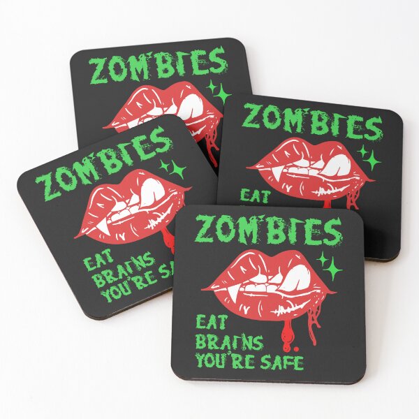 Item preview, Zombies eat brains you're safe designed and sold by cutenevil.