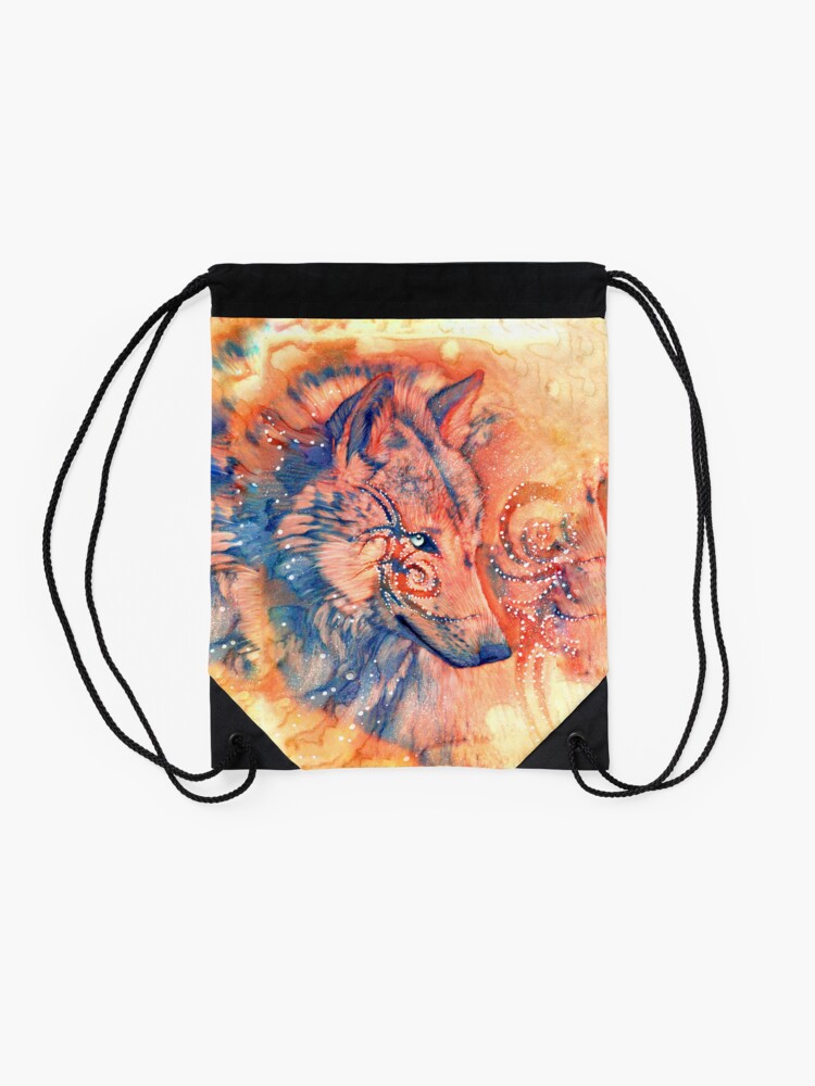Alternate view of Hidden colores Drawstring Bag