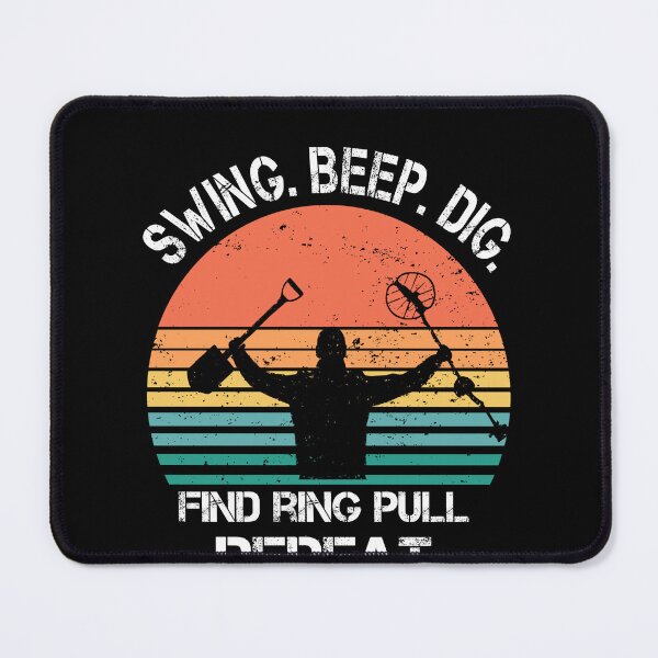 Item preview, Funny Metal detector retro sunset eat sleep dig repeat  designed and sold by TipTopTapo.