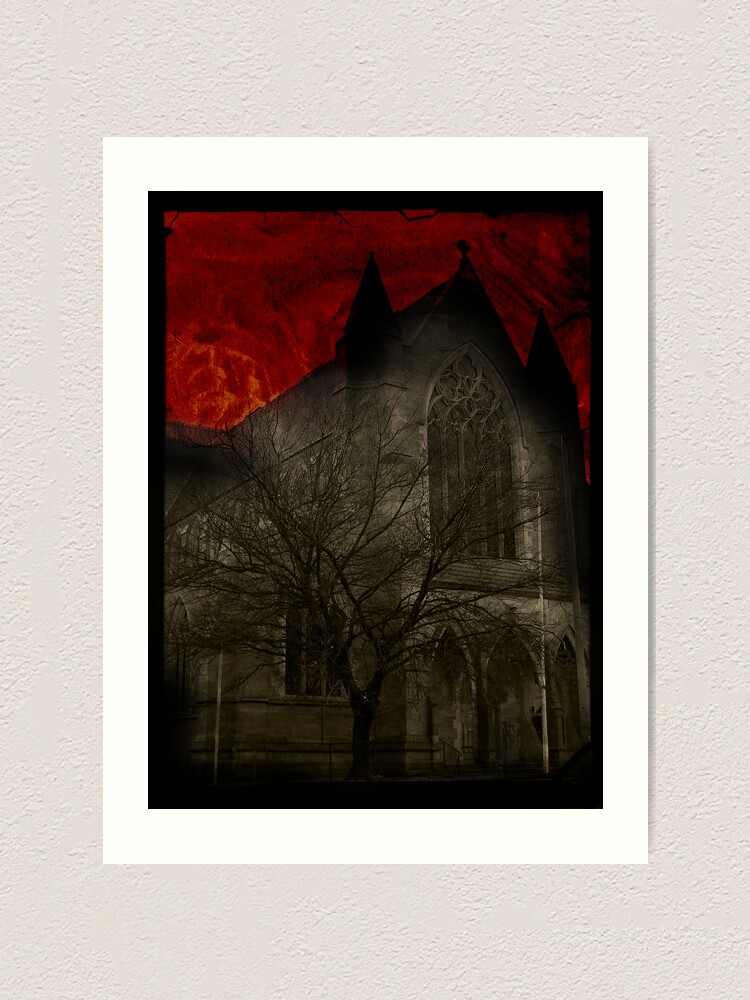 Alternate view of St Davids Church, Hobart Art Print