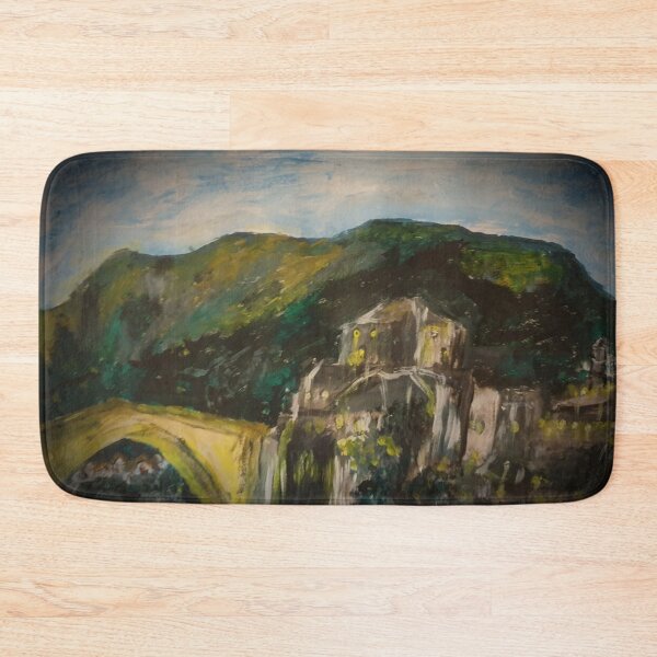 Item preview, Stari Most Old Bridge Mostar Bosnia acrylic painting  designed and sold by WorldOfWendyArt.