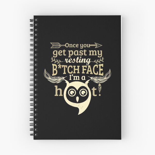 Item preview, Once You Get Past My Resting Bitch Face I'm A Hoot! designed and sold by stuch75.