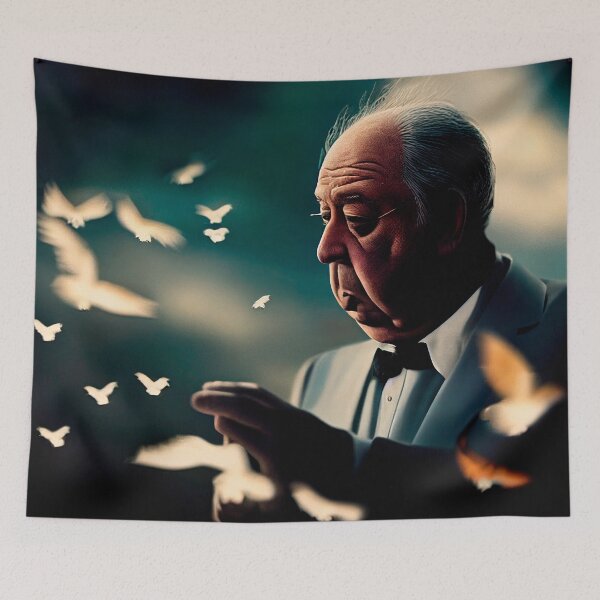 Item preview, Hitchcock Playing with birds designed and sold by PromptArtist.