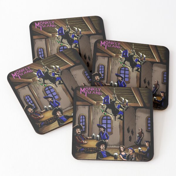 Item preview, Monkey Island Scumm bar designed and sold by luisetei.