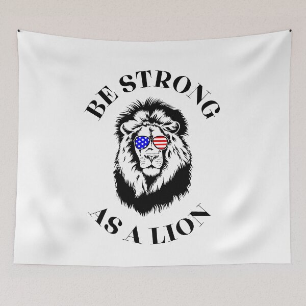 Item preview, Be Strong As A Lion designed and sold by Anna-Kik.