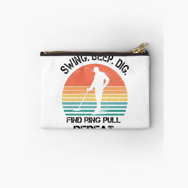 Item preview, Funny Metal detector retro sunset swing beep dig repeat  designed and sold by TipTopTapo.