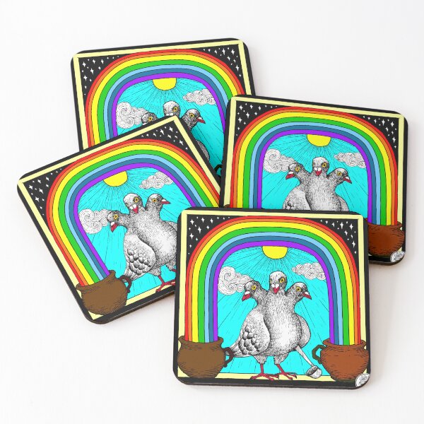 Item preview, many-headed pigeon designed and sold by 4-piece-drawing.