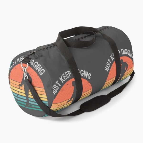 Item preview, Funny Metal detector retro sunset just keep digging  designed and sold by TipTopTapo.
