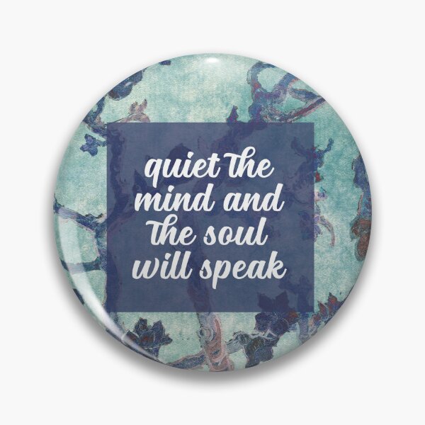 Item preview, Quiet the mind and the soul will speak - positive affirmation designed and sold by SirenSeventyOne.