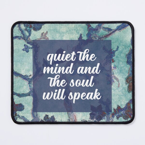 Item preview, Quiet the mind and the soul will speak - positive affirmation designed and sold by SirenSeventyOne.