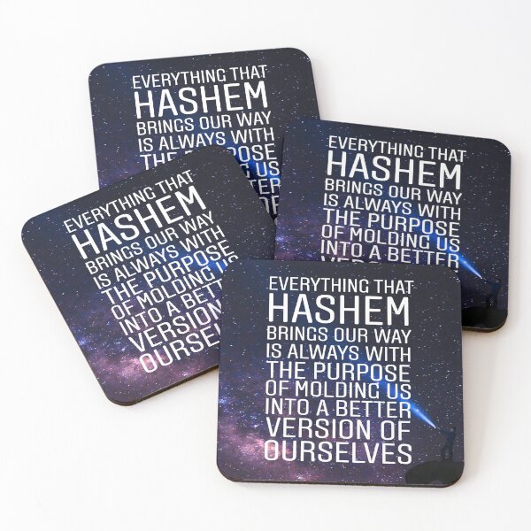 Item preview, Everything that Hashem brings our way is always with  the purpose of molding us into a better version of ourselves designed and sold by Stories To Inspire - Motivational Jewish Quotes.
