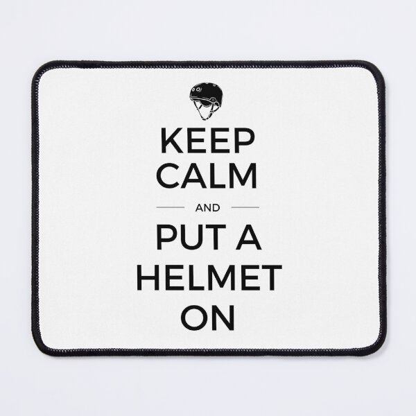 Item preview, Keep Calm and Put a Helmet on designed and sold by whyNautDesigns.