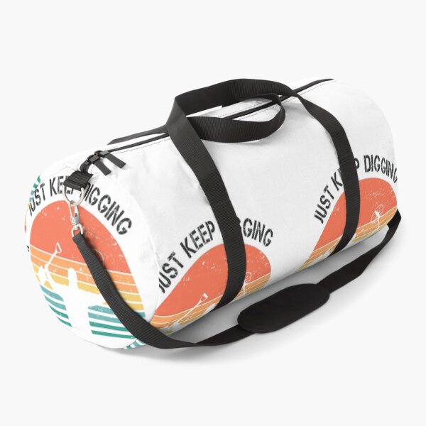 Item preview, Funny Metal detector retro sunset just keep digging  designed and sold by TipTopTapo.