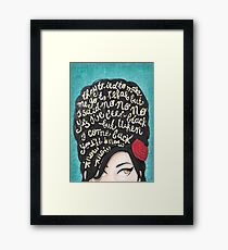 Rehab Framed Print