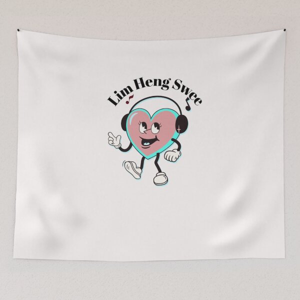 Item preview, funny heart with cool music designed and sold by bahijashop ⭐⭐⭐⭐⭐.