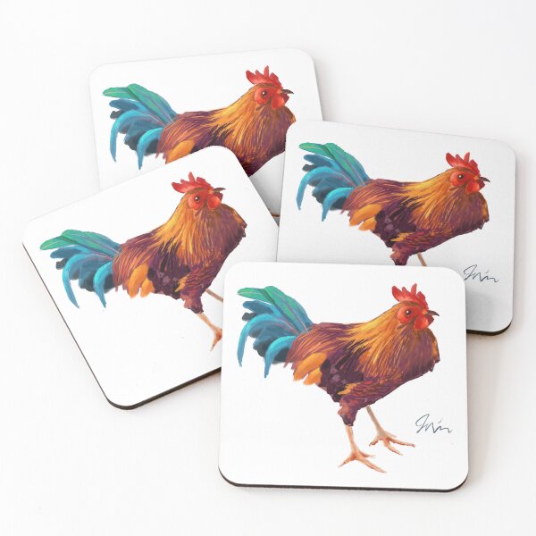 Item preview, Rooster with Blue Tailfeathers designed and sold by TrevorIrvin.