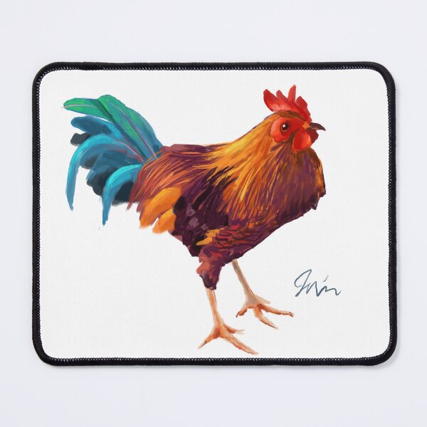 Item preview, Rooster with Blue Tailfeathers designed and sold by TrevorIrvin.