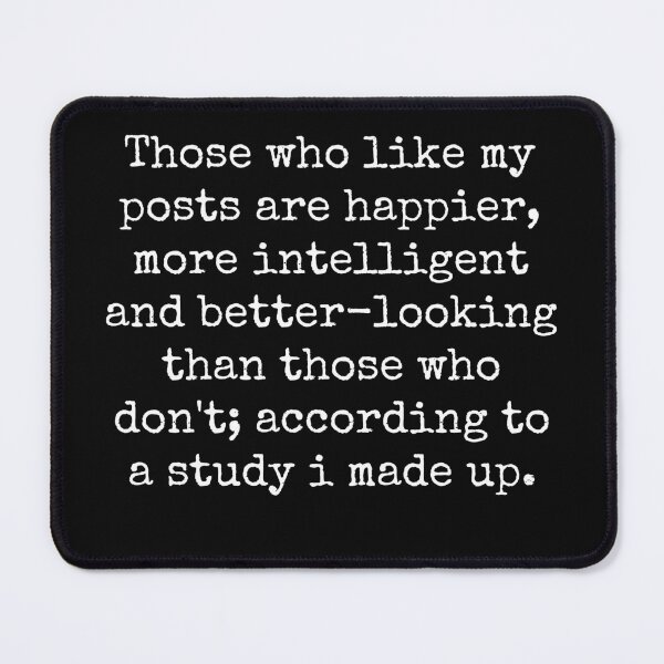 Item preview, Social media sarcastic joke designed and sold by Click-Like.