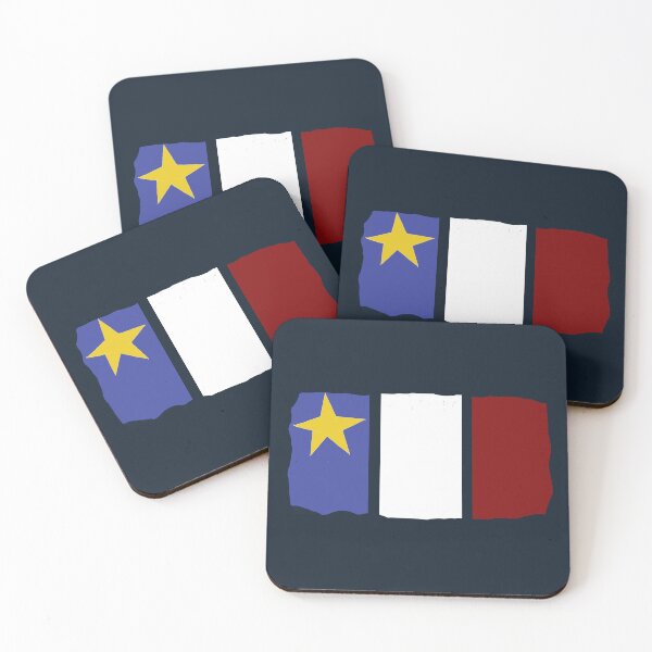 Item preview, Acadien Flag Rippling - Acadian designed and sold by jolabrese.
