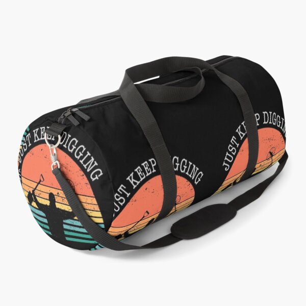 Item preview, Funny Metal detector retro sunset just keep digging  designed and sold by TipTopTapo.