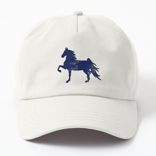 Aperçu de l'œuvre Swirly Saddlebred Trot bleu et gris créée et vendue par theaadesigns.