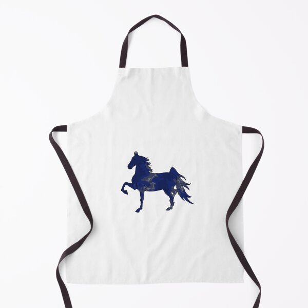 Item preview, Swirly Saddlebred Trotting Blue and Gray designed and sold by theaadesigns.