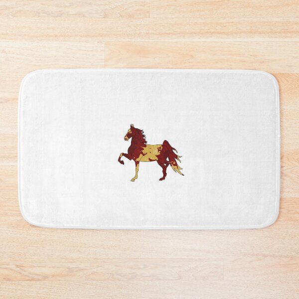 Item preview, Swirly Saddlebred Trotting Red and Yellow designed and sold by theaadesigns.