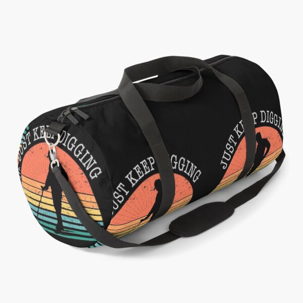 Item preview, Funny Metal detector retro sunset just keep digging  designed and sold by TipTopTapo.