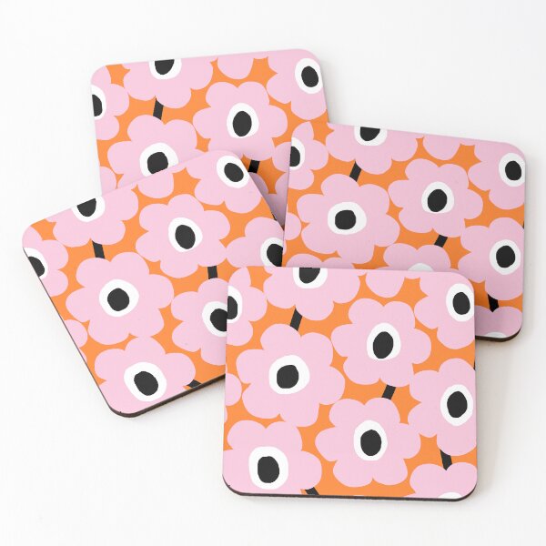 Item preview, Iconic Pink and Orange Scandinavian Garden designed and sold by Deutschic.